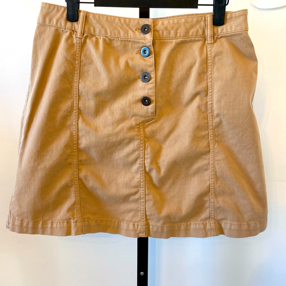 Banana Republic Skirt Khaki Cotton Casual Size 6
